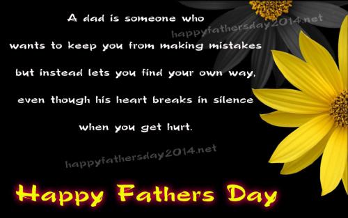 Single Line fathers day Slogans and saying by Kartik Shah