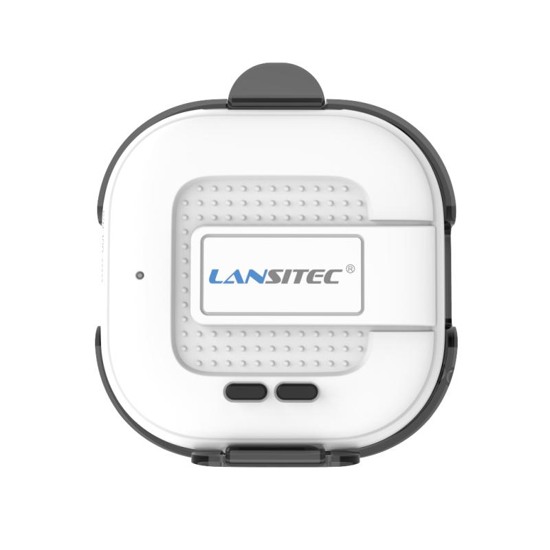 Helmet Hard Hat Tracker Sensor - Construction Site Employee Tracking - Lansitec